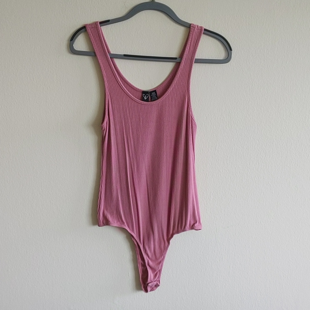 Blush ribbed bodysuit